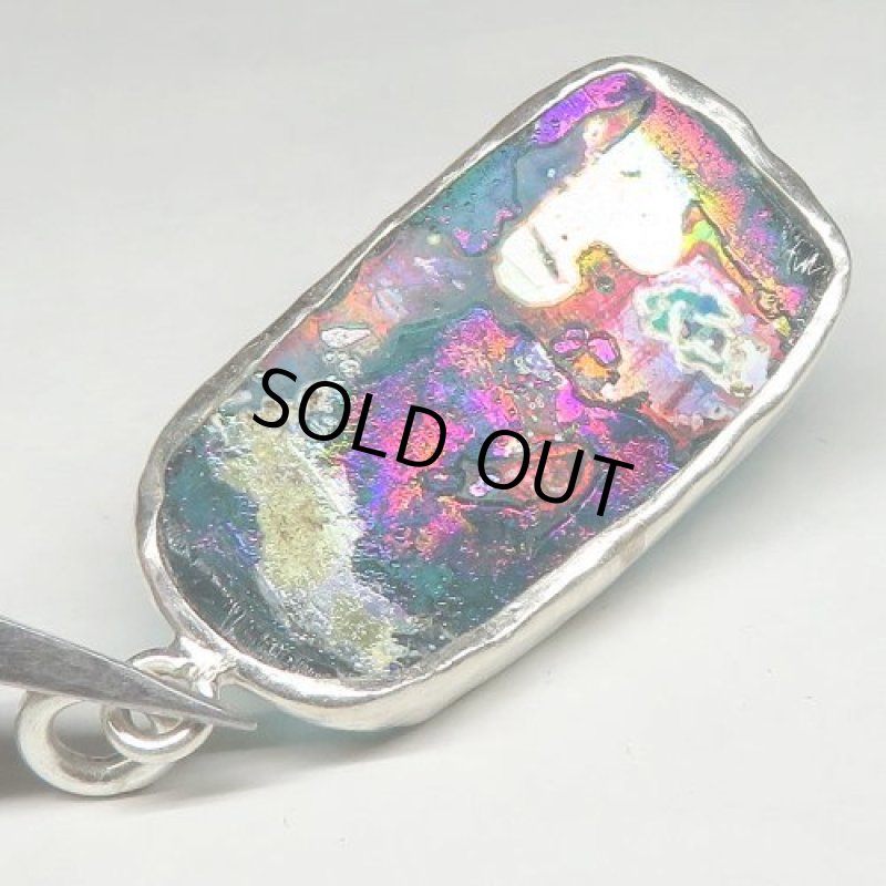 古代ガラス残欠ペンダントトップ