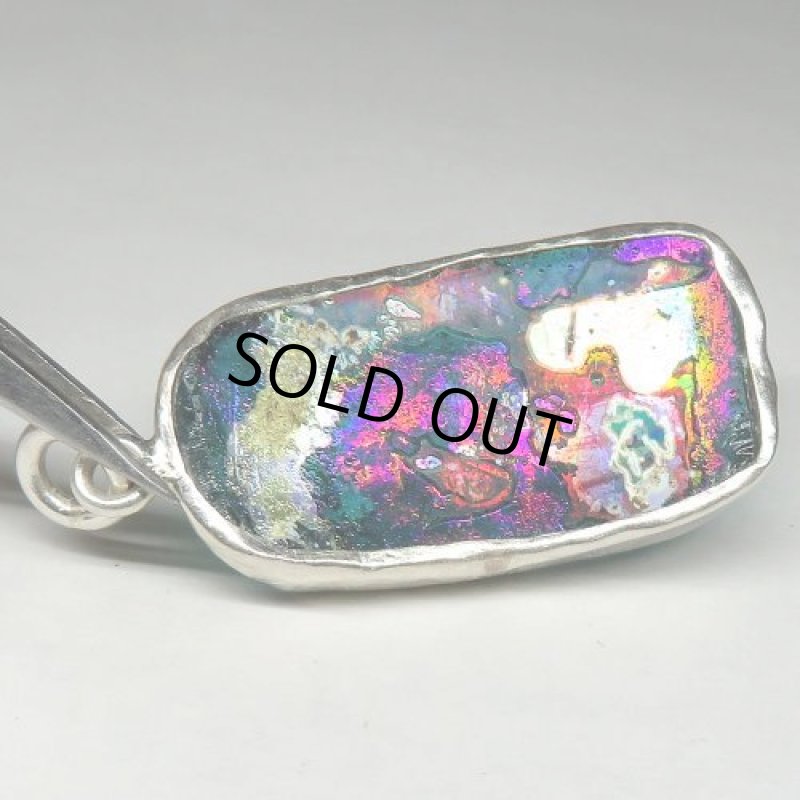 古代ガラス残欠ペンダントトップ