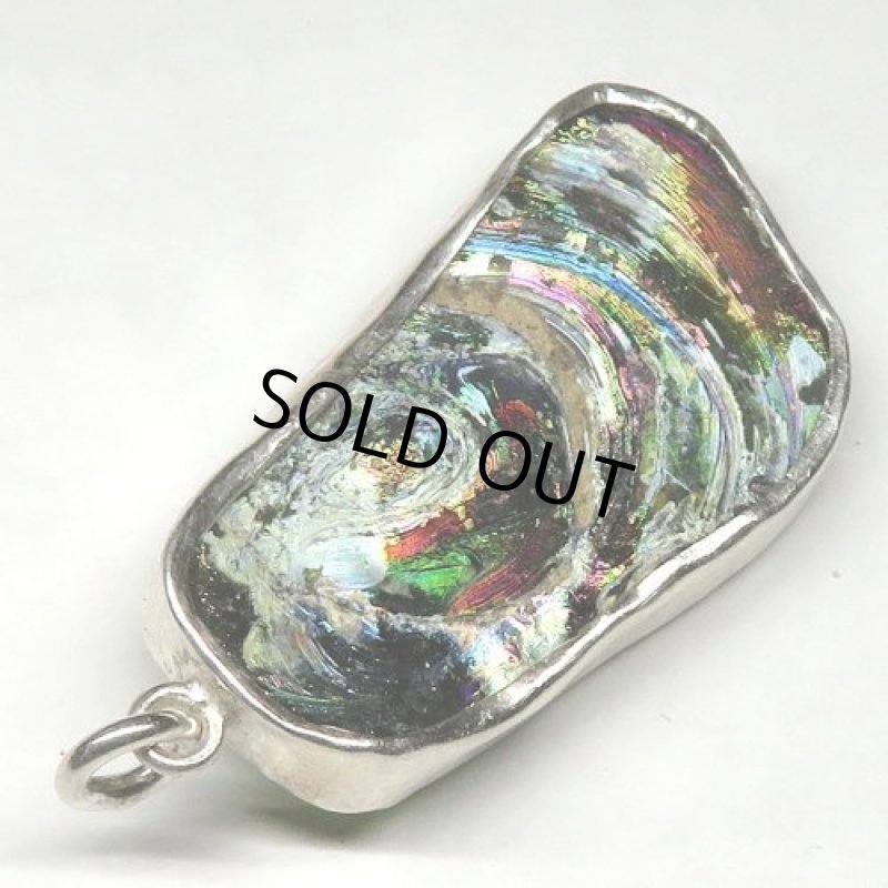 古代ガラス残欠ペンダントトップ