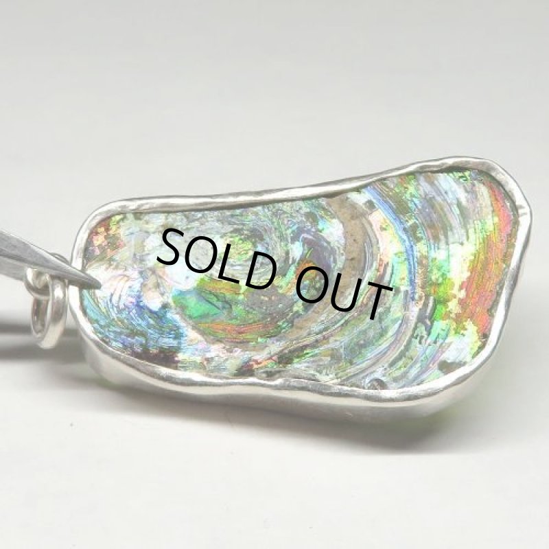 古代ガラス残欠ペンダントトップ