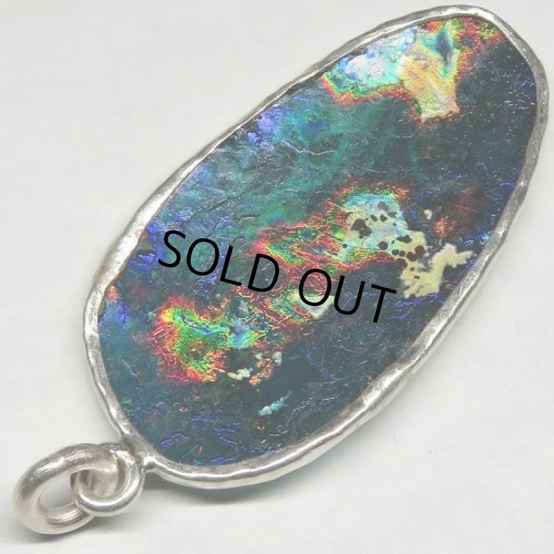 古代ガラス残欠ペンダントトップ