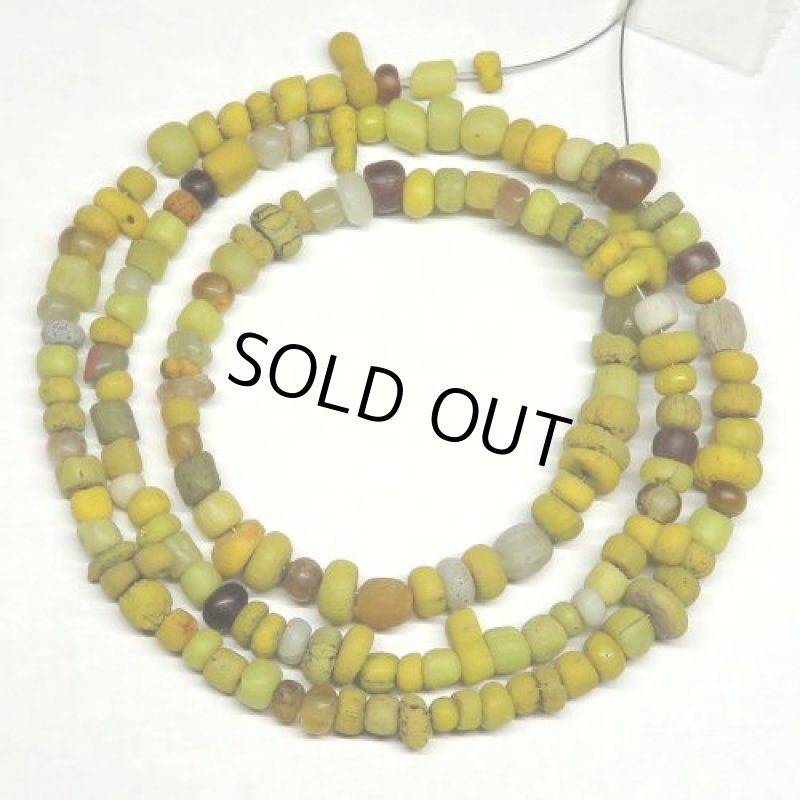 黄色インドパシフィックビーズ連