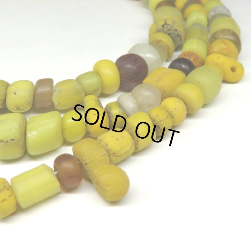 黄色インドパシフィックビーズ連